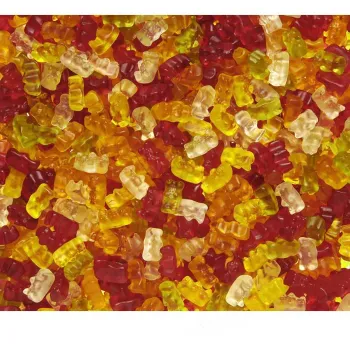 Preview: Haribo Goldbären Minis, je 9,8g, 100 Minibeutel, in Dose